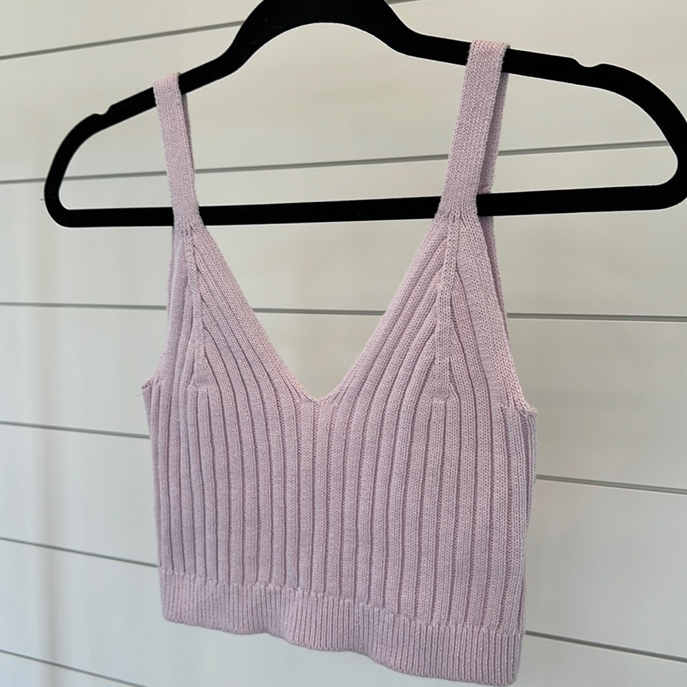 Aerie cropped Sweater Tank